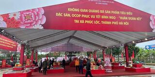 Hà Nội mở thêm gần 300 gian hàng OCOP phục vụ người dân dịp Tết 2026