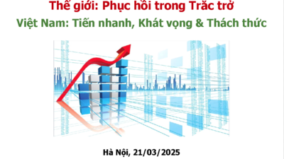 Thế giới: Phục hồi trong Trắc trở - Việt Nam: Tiến nhanh, Khát vọng & Thách thức