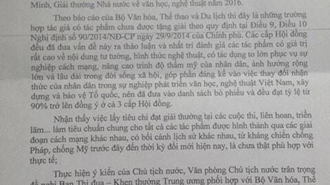 Nhạc sĩ Thuận Yến đã đủ điều kiện xét tặng Giải thưởng Hồ Chí Minh