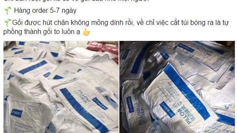Rộ kinh doanh gối khách sạn Hilton trên chợ mạng
