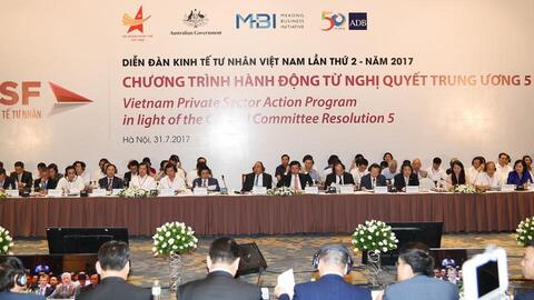 Diễn đàn kinh tế tư nhân Việt Nam: Xóa bỏ rào cản tạo động lực cho kinh tế tư nhân phát triển