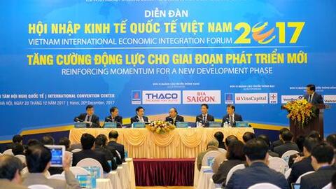 Thủ tướng dự Diễn đàn Hội nhập kinh tế quốc tế 2017