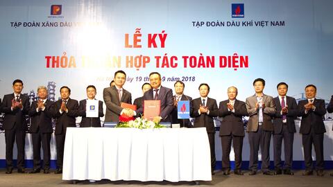 Petrolimex và PetroVietnam hợp tác toàn diện