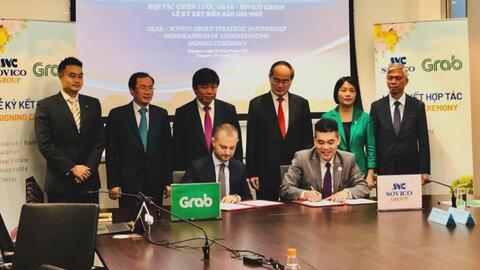 Grab hợp tác với Sovico Group hoàn thiện mạng lưới giao nhận hàng hóa