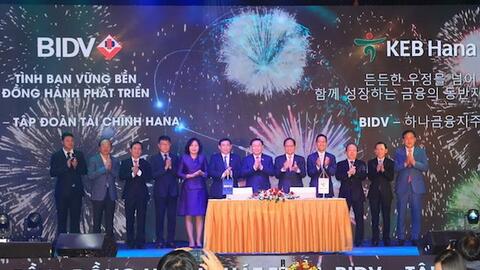 BIDV chốt thương vụ với cổ đông đến từ xứ sở “Kim Chi”