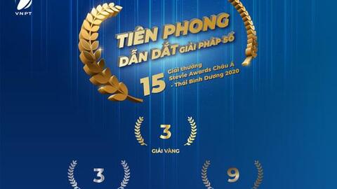 VNPT đạt 15 giải thưởng tại Stevie Awards châu Á - Thái Bình Dương 2020