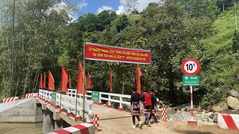 Khánh thành hai công trình cầu đập tràn tại Hà Giang trị giá gần 2 tỉ đồng do Grab và người dùng đóng góp