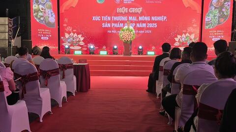Hơn 1.000 sản phẩm OCOP có mặt tại hội chợ xúc tiến thương mại nông nghiệp