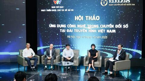 Ứng dụng công nghệ trong chuyển đổi số tại Đài Truyền hình Việt Nam