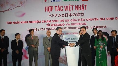 Asahi Group Foods và NutiFood liên doanh hợp tác