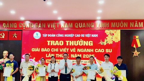 Tập đoàn Công nghiệp Cao su Việt Nam phấn đấu lợi nhuận sau thuế hợp nhất tăng 5,5%