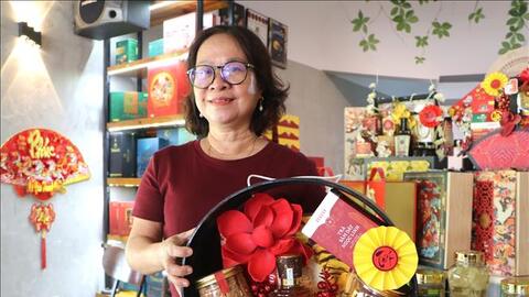 Sản phẩm OCOP chiếm ưu thế trên thị trường quà Tết