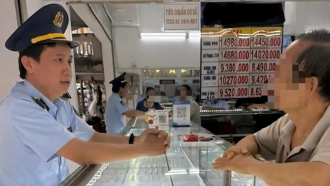 Kinh doanh trang sức xâm phạm nhãn hiệu, loạt tiệm vàng bị xử phạt