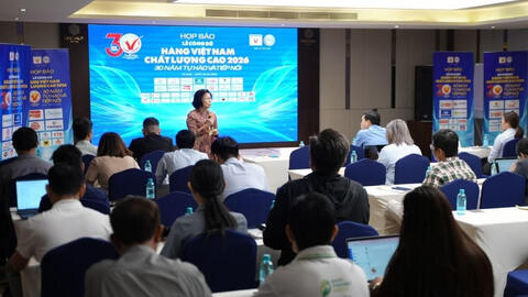 Hơn 580 doanh nghiệp đạt Hàng Việt Nam chất lượng cao 2026