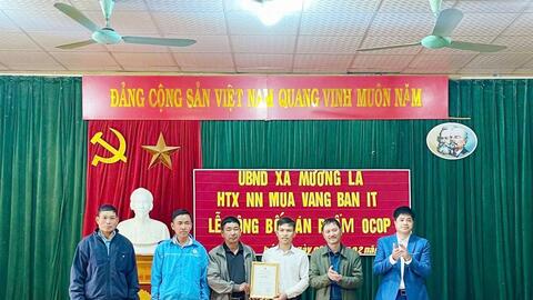 Mường La xây dựng sản phẩm OCOP