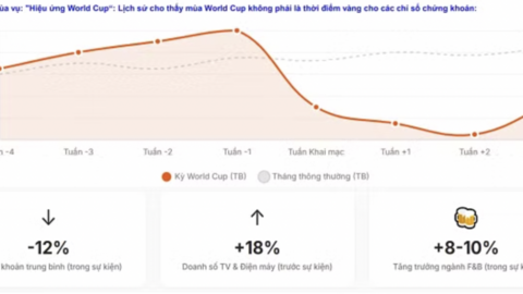 Dòng tiền ngủ đông giữa mùa World Cup