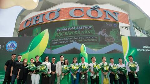 Khai trương Sàn giao dịch "OCOP - Đặc sản Đà Nẵng" và triển khai "Chợ Cồn chuyển đổi số"