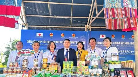 Sơn La quảng bá nông sản, sản phẩm OCOP tại Diễn đàn Việt Nam - Nhật Bản