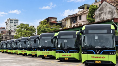 Hà Nội tiếp tục thay thế xe buýt điện, mở rộng tỷ lệ đoàn phương tiện xanh