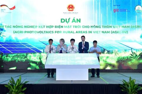 Mô hình điện mặt trời nông nghiệp lần đầu tiên tại Việt Nam: Năng lượng xanh cho phát triển bền vững