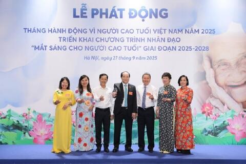Hội Người cao tuổi Việt Nam và Bộ Y tế tổ chức Lễ phát động Tháng hành động vì Người cao tuổi Việt Nam năm 2025