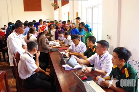 Quan tâm, chăm sóc sức khỏe đồng bào nơi biên giới