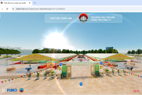 131 sản phẩm tiêu biểu của Hà Tĩnh được giới thiệu trên triển lãm trực tuyến