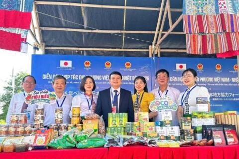 Sơn La quảng bá nông sản, sản phẩm OCOP tại Diễn đàn Việt Nam - Nhật Bản