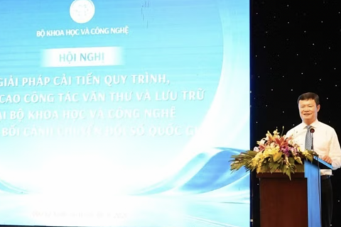 Bộ Khoa học và Công nghệ chuyển đổi số công tác văn thư, lưu trữ: Từ “quản lý tài liệu” sang “quản trị dữ liệu”