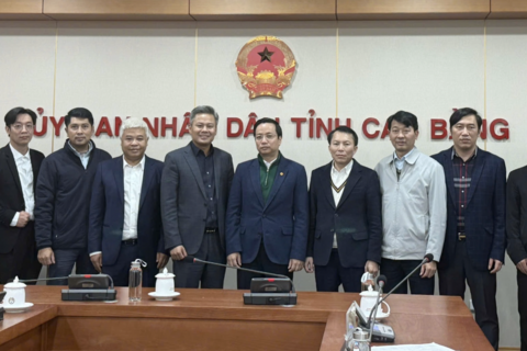 Chủ tịch UBND tỉnh Lê Hải Hòa làm việc với Công ty Cổ phần Tập đoàn BMK về đầu tư xây dựng các khu công nghiệp