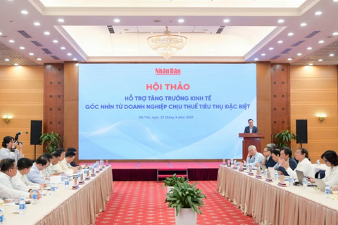 Hội thảo Hỗ trợ tăng trưởng kinh tế - Góc nhìn từ doanh nghiệp chịu thuế tiêu thụ đặc biệt