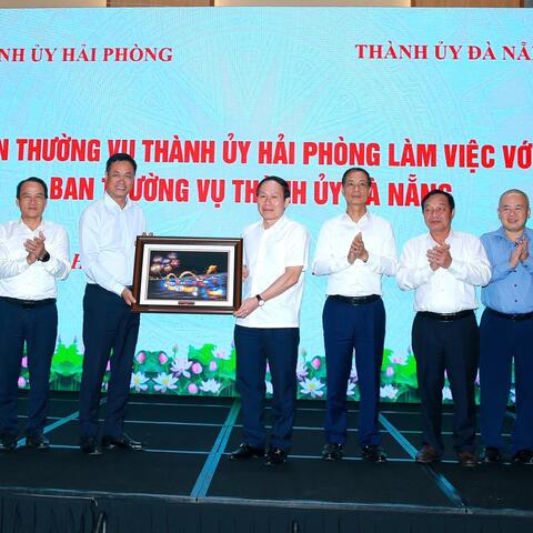 Thúc đẩy hợp tác phát triển Đà Nẵng - Hải Phòng ngày càng đi vào chiều sâu, hiệu quả