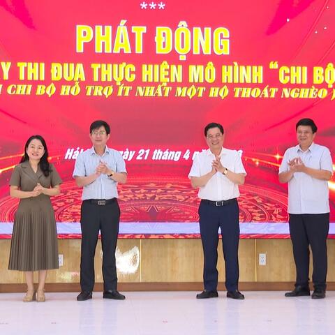 Xây dựng mô hình “Chi bộ giúp đỡ hộ nghèo”