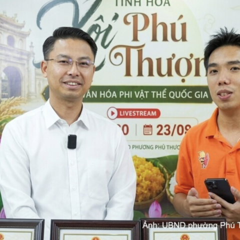 Sản phẩm OCOP Hà Nội tìm thị trường qua livestream
