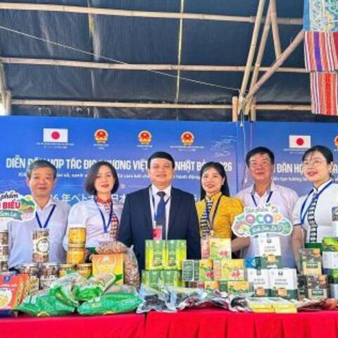 Sơn La quảng bá nông sản, sản phẩm OCOP tại Diễn đàn Việt Nam - Nhật Bản