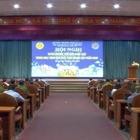 Chi cục Quản lý thị trường tỉnh Gia Lai tập huấn, phổ biến pháp luật cho 150 chủ thể OCOP