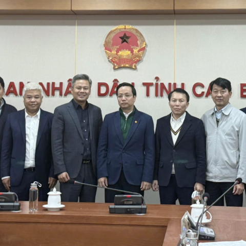 Chủ tịch UBND tỉnh Lê Hải Hòa làm việc với Công ty Cổ phần Tập đoàn BMK về đầu tư xây dựng các khu công nghiệp