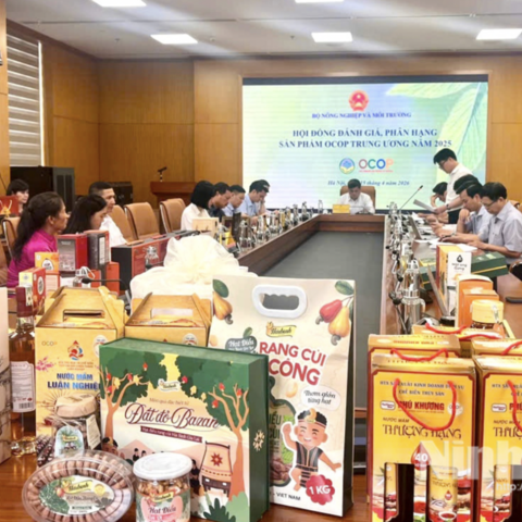 Ninh Bình có thêm 4 sản phẩm đạt chuẩn OCOP 5 sao cấp quốc gia