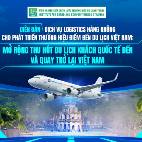 Diễn đàn Dịch vụ logistics hàng không cho phát triển thương hiệu điểm đến du lịch Việt Nam: Mở rộng thu hút du lịch khách quốc tế đến và quay trở lại Việt Nam