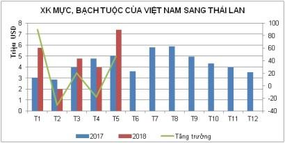 Xuất khẩu mực, bạch tuộc chuyển hướng sang Thái Lan cạnh tranh với Trung Quốc - Ảnh 1.