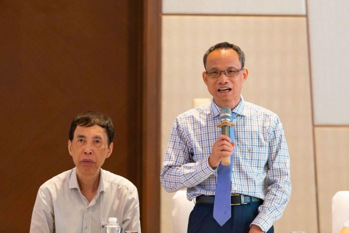 TS Cấn Văn Lực - Chuyên gia Kinh tế trưởng BIDV kiêm Giám đốc Viện Đào tạo và Nghiên cứu BIDV, phát biểu tại sự kiện.