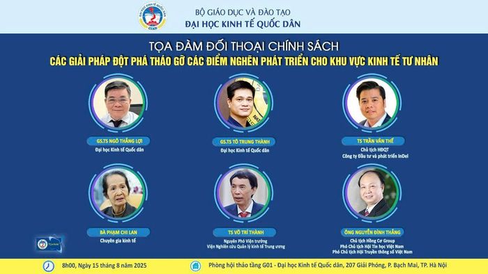 Tọa đàm chính sách với chủ đề: Các giải pháp đột phá tháo gỡ các điểm nghẽn phát triển khu vực kinh tế tư nhân.