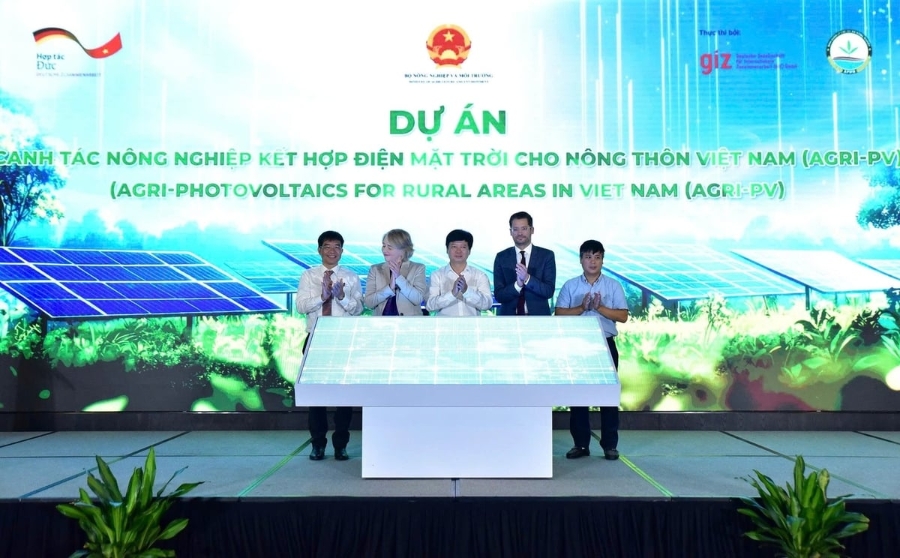 Khởi động dự án “Canh tác nông nghiệp kết hợp điện mặt trời cho nông thôn Việt Nam” (Agri-PV).