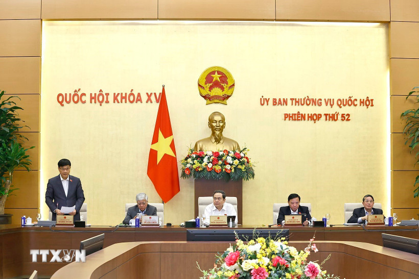 Phó Chủ tịch Quốc hội Vũ Hồng Thanh phát biểu. (Ảnh: Doãn Tấn/TTXVN)