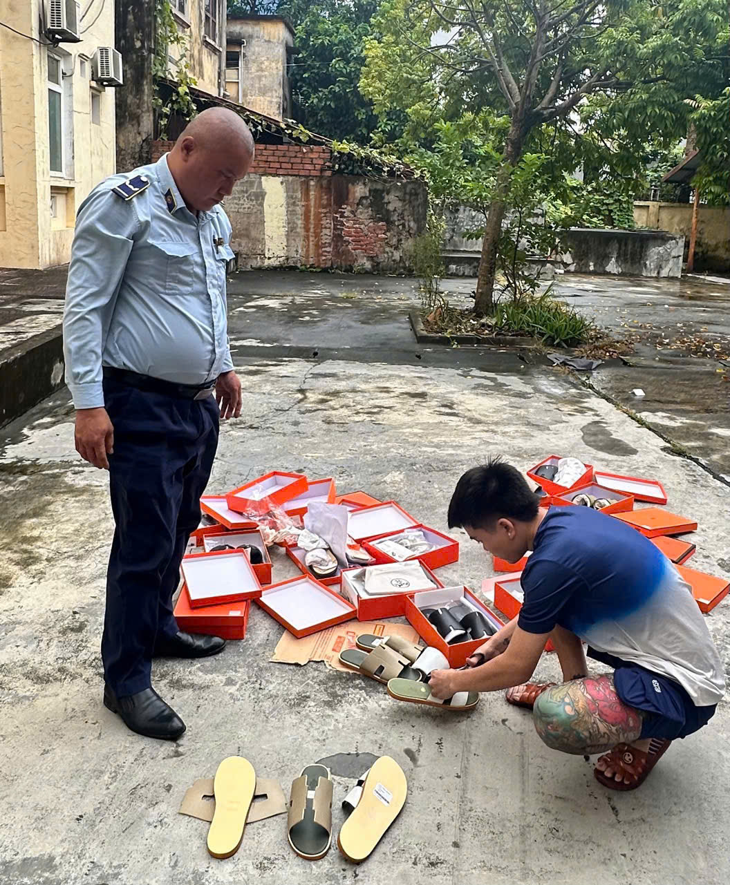 Tổng trị giá hàng hóa vi phạm bị xử lý là 8.805.760.000 đồng.