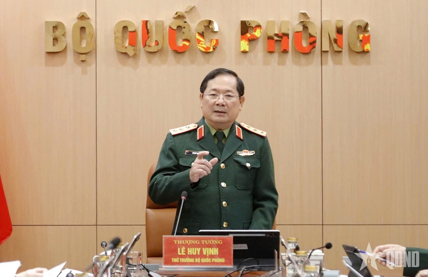 Thượng tướng Lê Huy Vịnh: Khẩn trương bảo đảm hạ tầng công nghệ cho Ban CHQS cấp xã