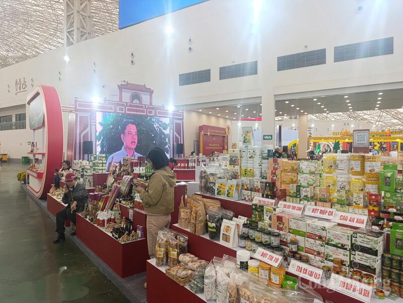 Gian hàng Quảng Trị để lại nhiều ấn tượng tại hội chợ