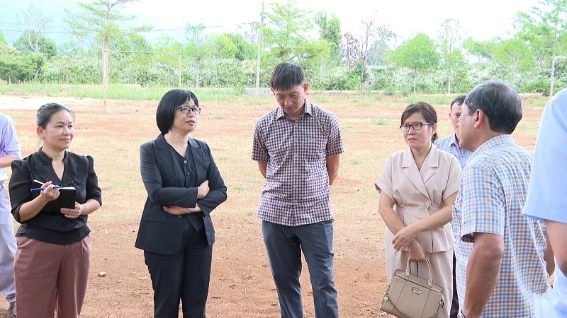 đoàn công tác do Phó Chủ tịch UBND tỉnh Gia Lai Nguyễn Thị Thanh Lịch dẫn đầu đã khảo sát thực tế tại khu vực núi lửa Chư Đăng Ya