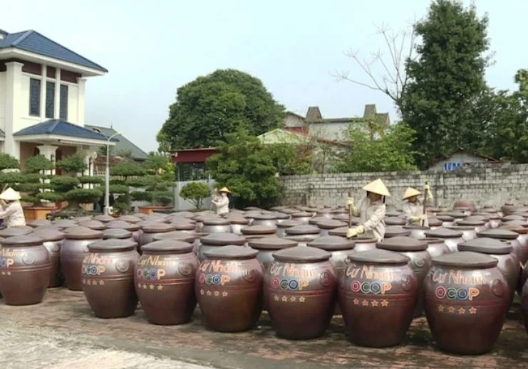 Hơn 300 chum sành được Công ty TNHH nước mắm Cự Nham, xã Tiên Trang đầu tư chế biến nước mắm. Ảnh: Báo Thanh Hóa. Hơn 300 chum sành được Công ty TNHH nước mắm Cự Nham, xã Tiên Trang đầu tư chế biến nước mắm. Ảnh: Báo Thanh Hóa.