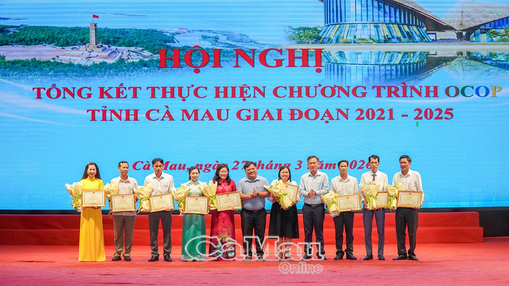 Cà Mau: Phát triển thêm ít nhất 130 sản phẩm OCOP trong năm 2026